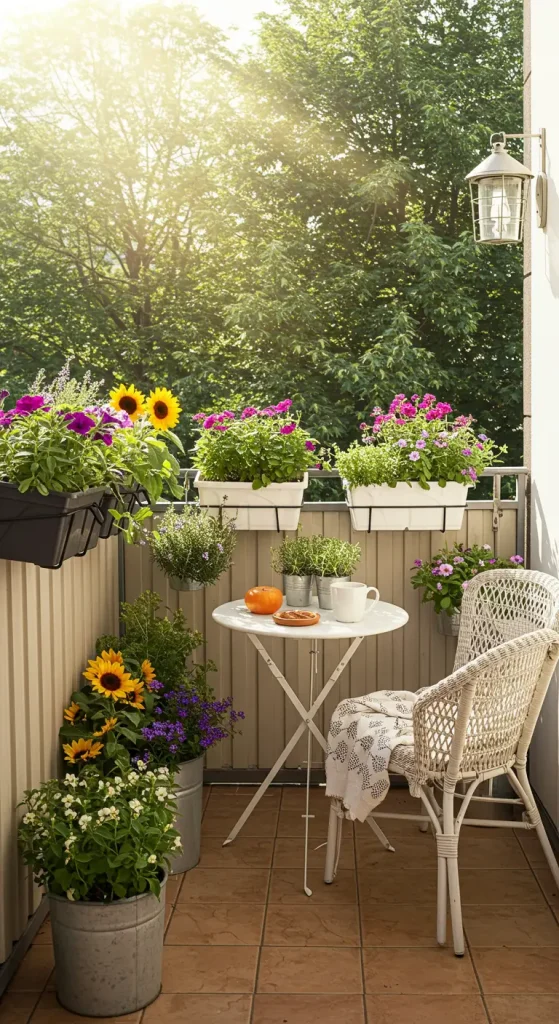14 Cozy Balcony Decor Ideas to Transform Your Small Space 1 1. Bring It to Life with Plants