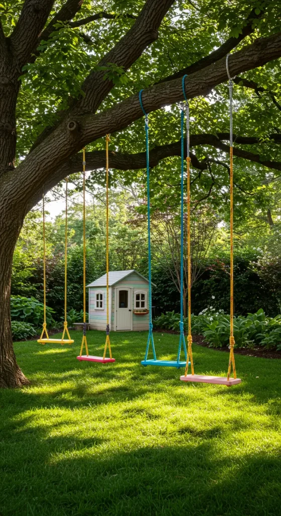 11 Backyard Ideas for Kids 1 1. Mini Adventure Playground