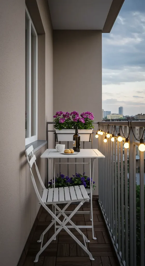 13 Brilliant Window Balcony Ideas You Can Easily DIY 1 1. Minimalist Comfort