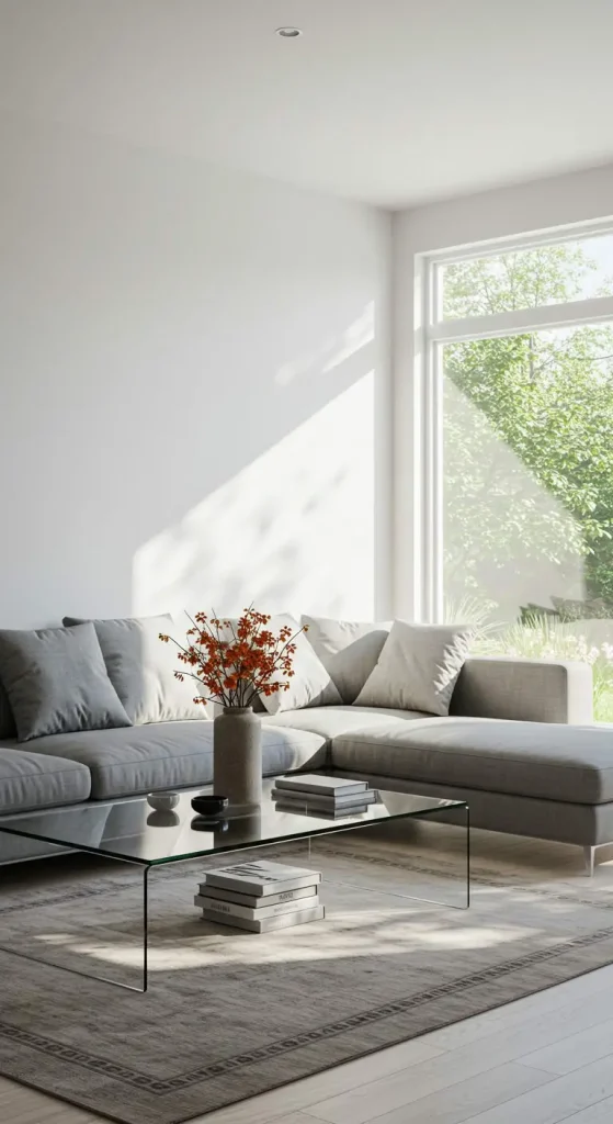 13 Living Room Ideas for Bloxburg 1 1. Modern Minimalist Layout