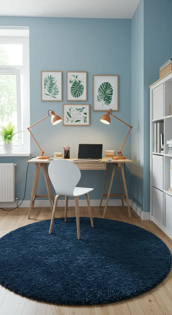 11 Creative Home Office Ideas for Small Spaces 11 10. Basement Oasis for Privacy