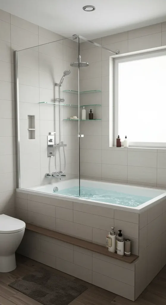 10 Bathtub Ideas for Small Bathroom 10 10. Build Up