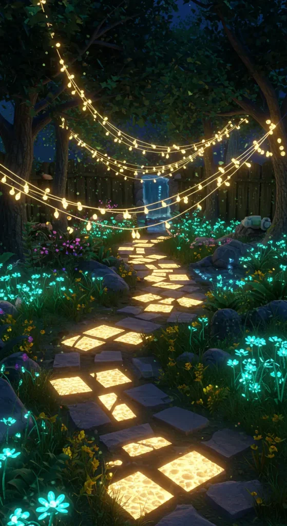 11 Creative Backyard Ideas for Bloxburg 8 10. Fairy Wonderland Path