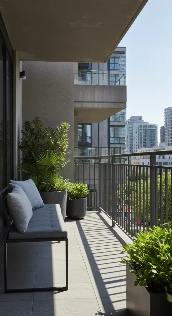 12 Stunning Balcony Design Ideas to Maximize Your Small Space 10 10. Industrial Chic