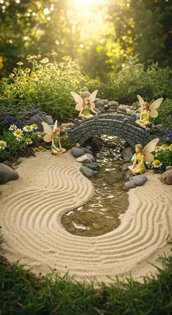 12 Magical Fairy Garden Ideas 10 10. Zen-Inspired Fairy Garden