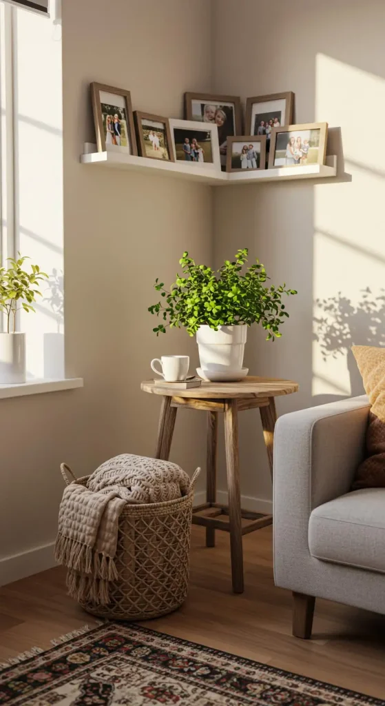 13 Living Room Ideas for Small Rooms 11 11. Add Personal Touches