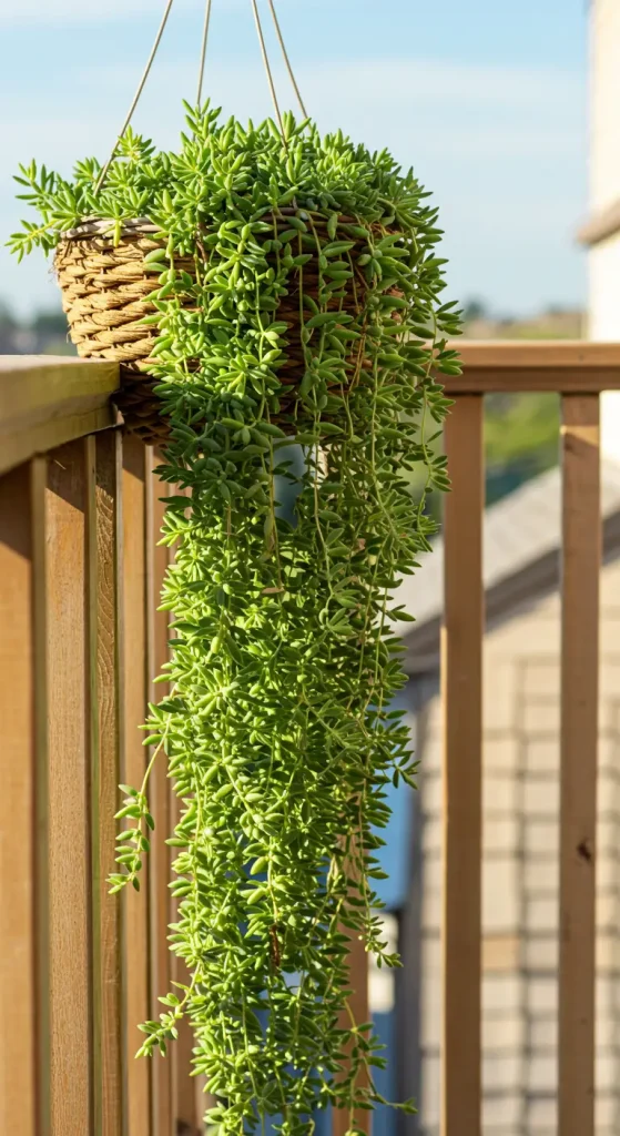 11 Hanging Plants for Balcony 12 11. Burro’s Tail