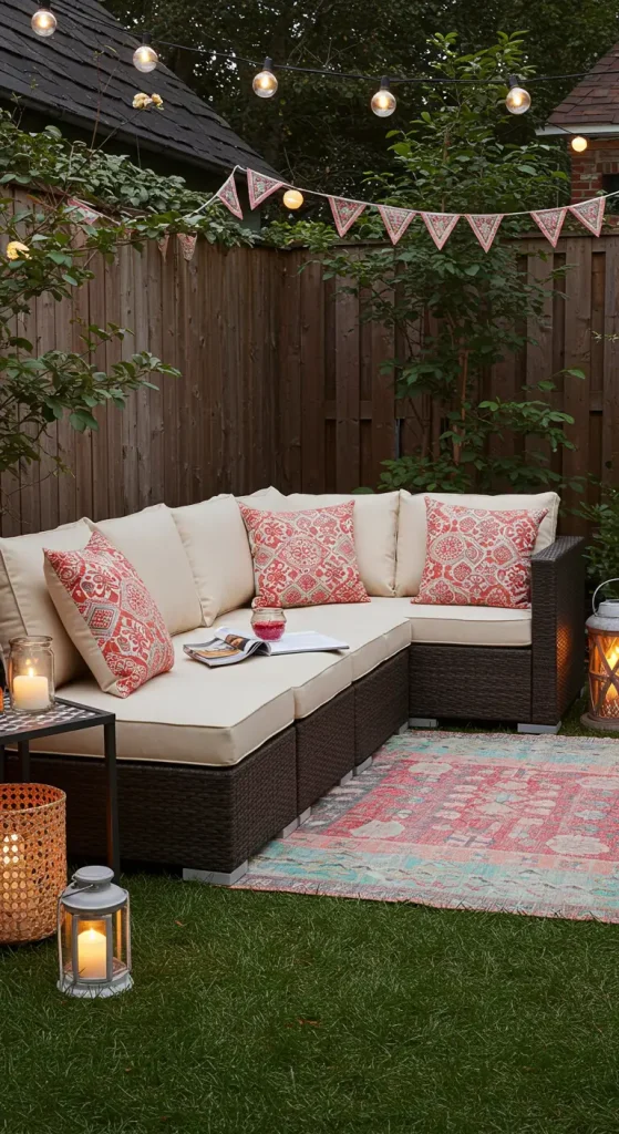 11 Creative Backyard Ideas for Small Yards 11 11. Outdoor Lounges