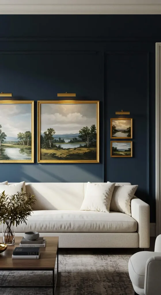 13 Living Room Ideas for Bloxburg 12 12. Bold Accent Wall
