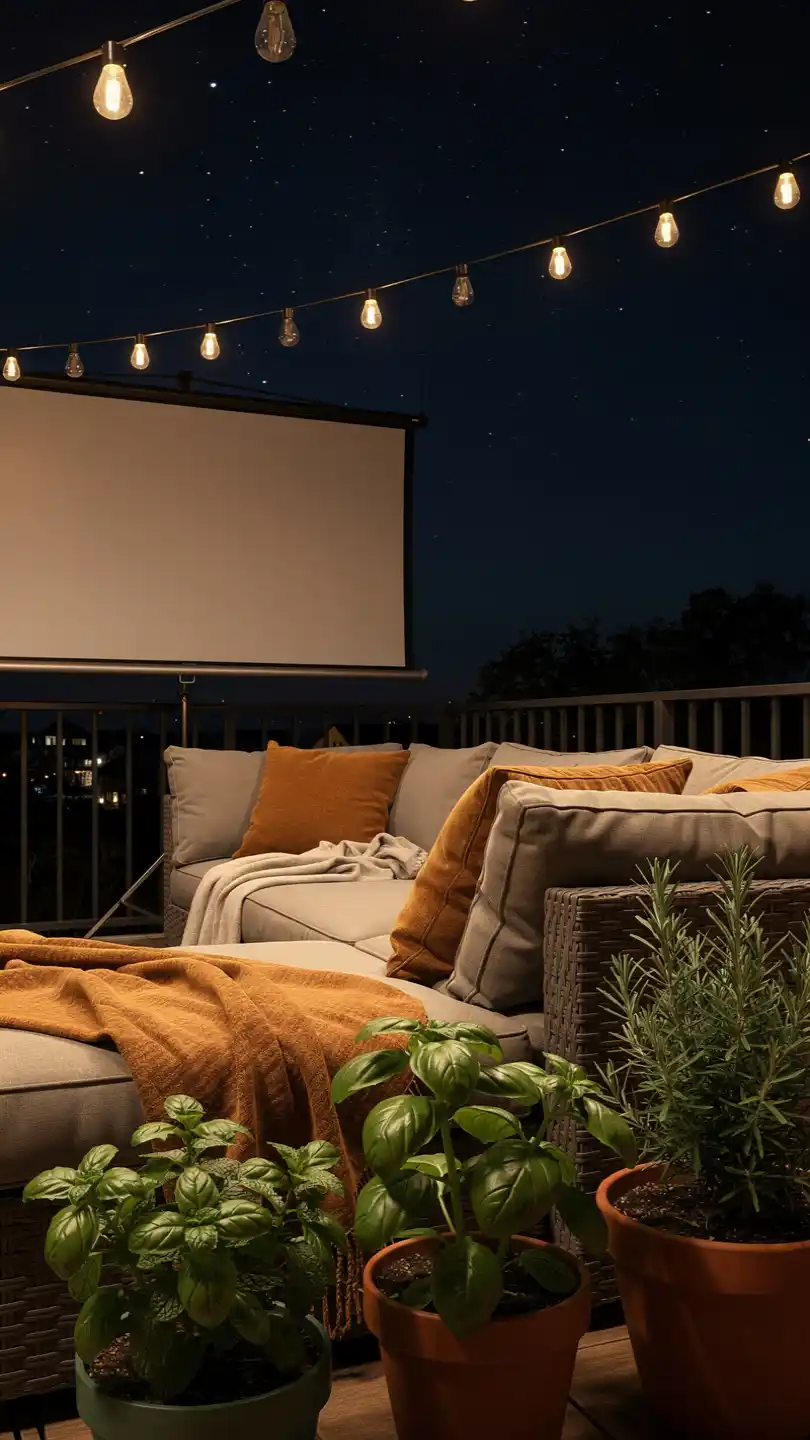 14 Clever Small Balcony Seating Ideas You'll Want To Copy ASAP 12 12. Low-Profile Modular Sofas