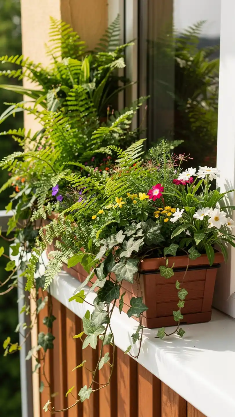 13 Genius Balcony Herb Garden Ideas for Small Spaces 12 12. Window Box Herb Gardens