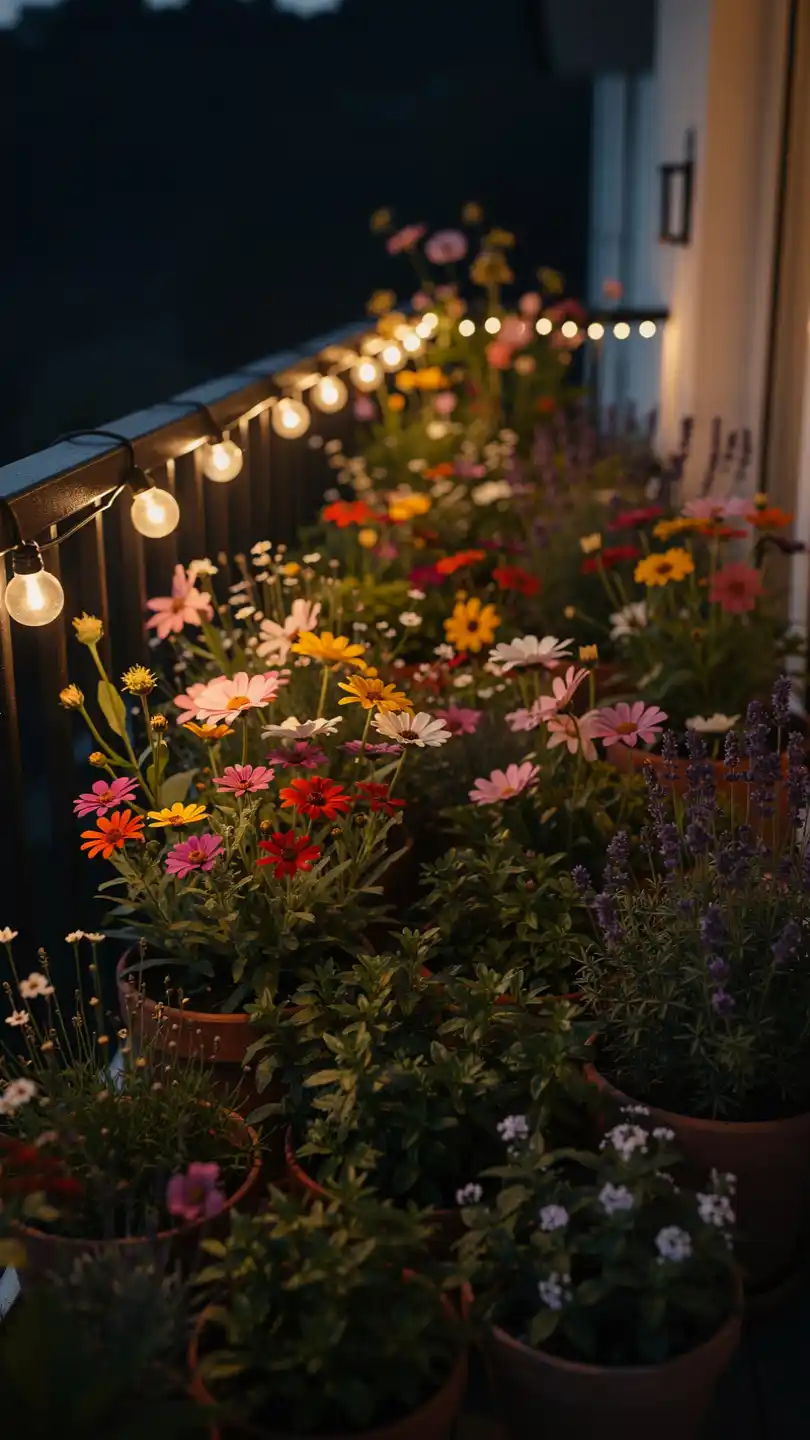 14 Clever Balcony Garden Ideas To Maximize Tiny Outdoor Spaces 12 13. Natural Lighting Garden