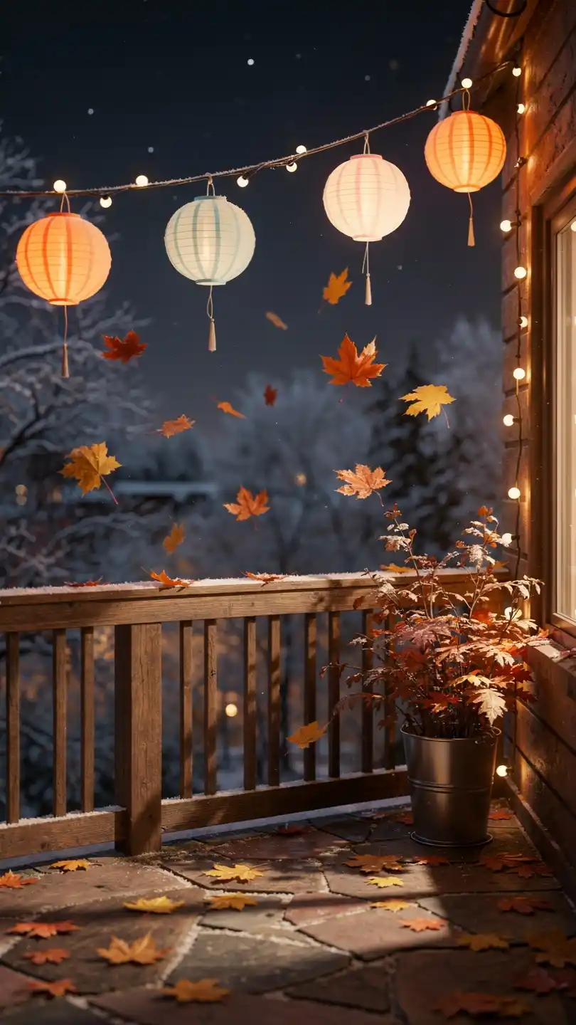 13 Brilliant Window Balcony Ideas You Can Easily DIY 13 13. Seasonal Detailing