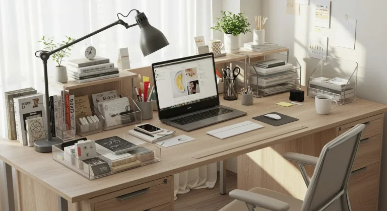 Office Desk Organization Ideas