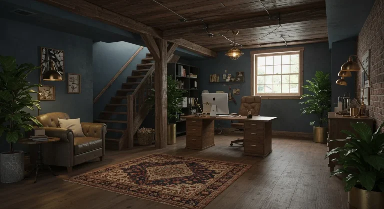 Basement Home Office Ideas