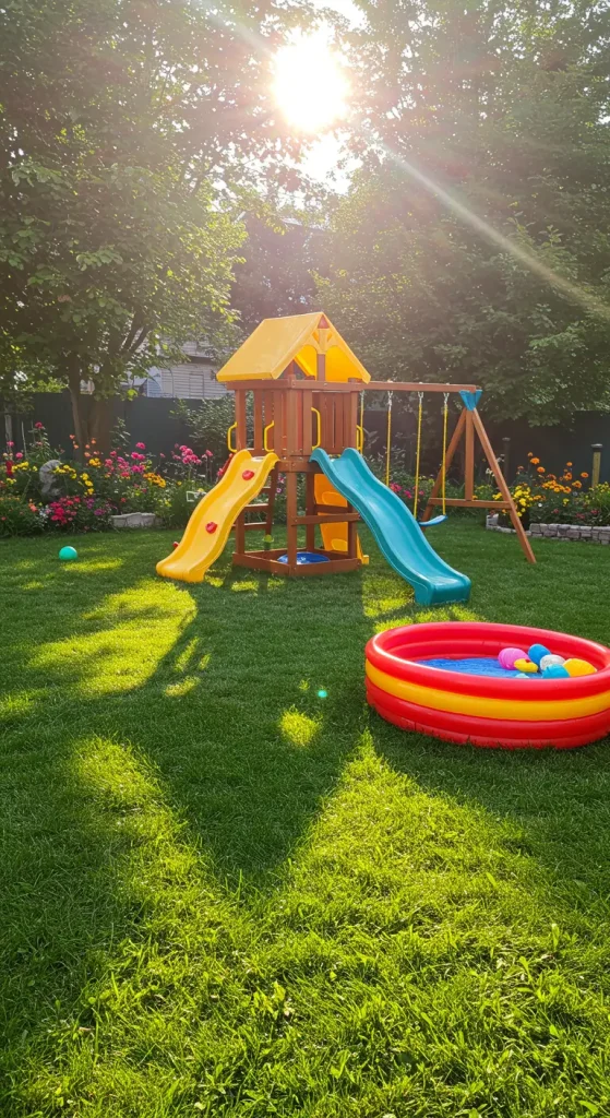 11 Backyard Ideas for Kids 2 2. DIY Splash Zone