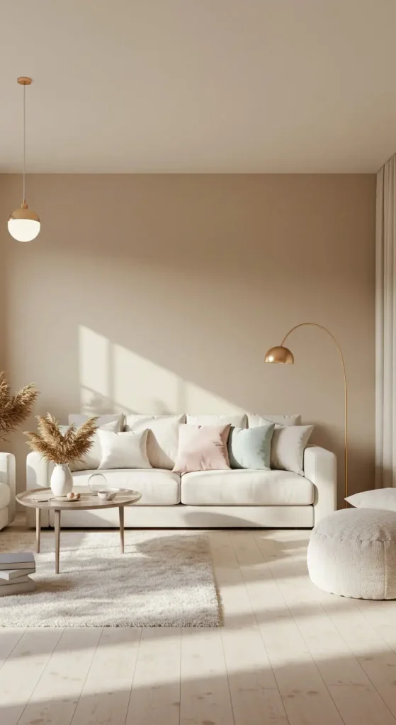 15 Living Room Ideas for Small Houses 2 2. Light and Neutral Color Palette