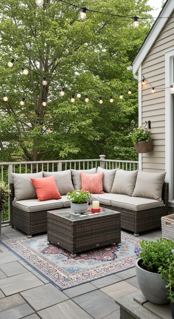 11 Creative Backyard Ideas for Small Yards 2 2. Patio Perfection