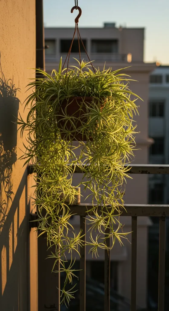 11 Hanging Plants for Balcony 3 2. Spider Plant