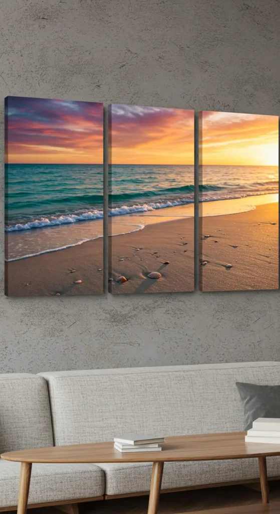 3. Gallery-Style Triptych