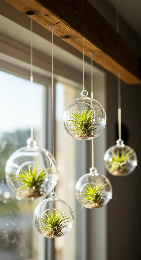 14 Hanging Indoor Plants Ideas 3 3. Hanging Terrariums