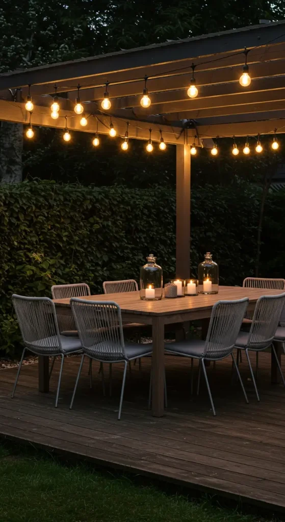 12 Stunning Backyard Lighting Ideas 5 4. Hanging Lights