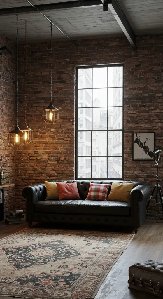 13 Living Room Ideas for Bloxburg 4 4. Industrial Loft Look