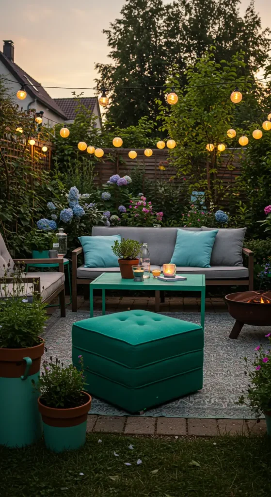 11 Creative Backyard Ideas for Small Yards 4 4. Multi-Functional Furniture