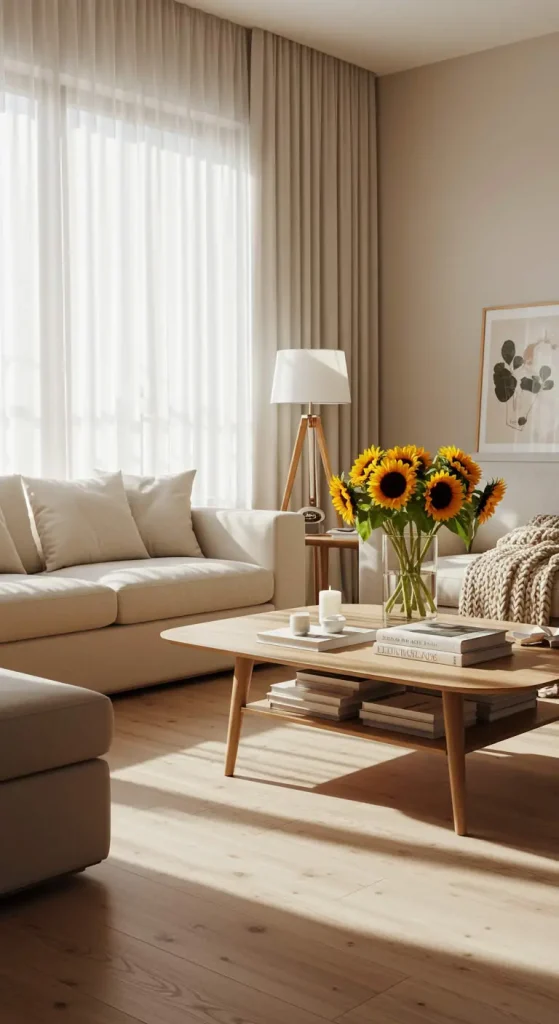 15 Living Room Ideas Minimalist 4 4. Natural Light Emphasis