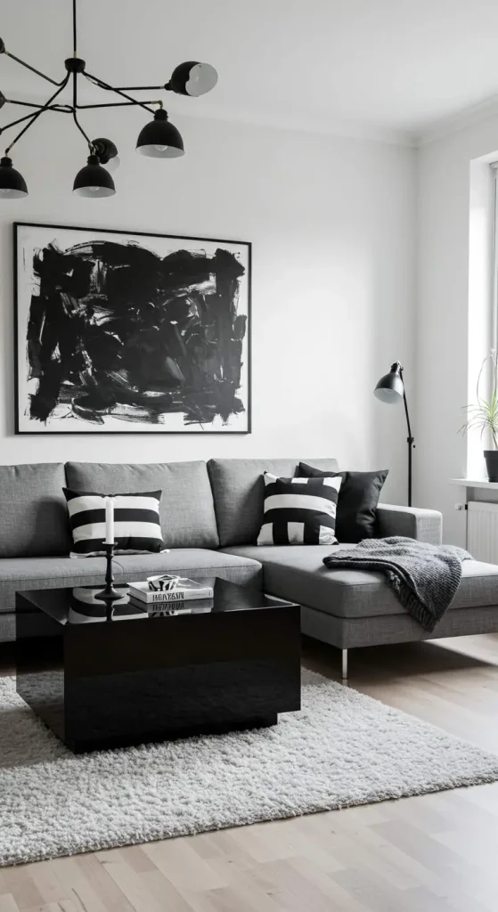 21 Neutral Color Living Room Ideas 4 4. Opt for a Gray Palette