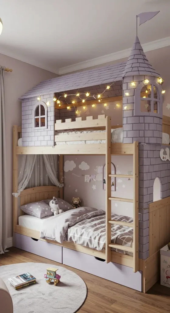 11 Bunk Bed Design Ideas 5 4. Playful Themed Bunk Beds