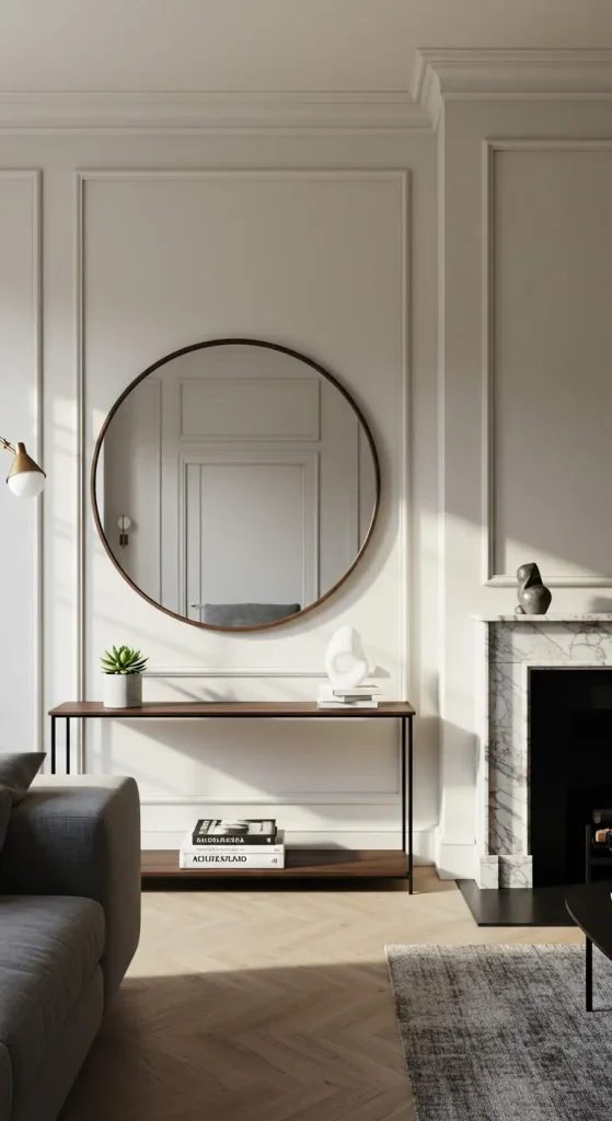 15 Living Room Ideas for Small Houses 4 4. Use Mirrors to Expand Space