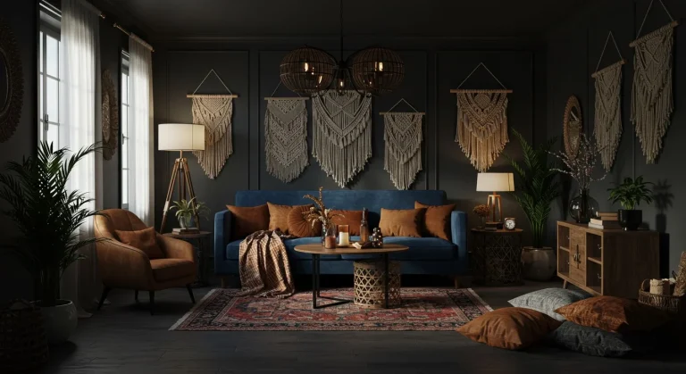Dark Boho Living Room Ideas