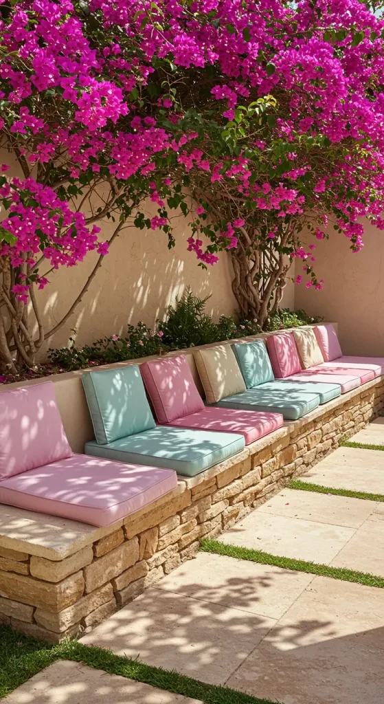 12 Creative Backyard Seating Ideas 4 5. Built-In Seating