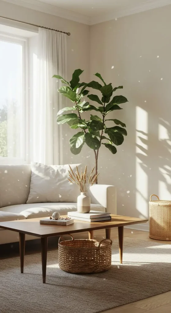 10 Living Room Ideas for Loft Apartments 5 5. Incorporate Natural Elements