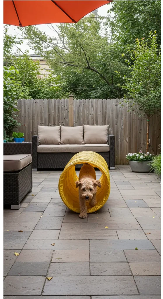 11 Creative Backyard Ideas for Dogs 5 5. Interactive Play Stations