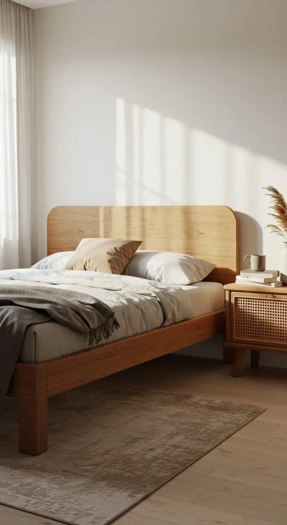 Natural Materials and Wood Accents