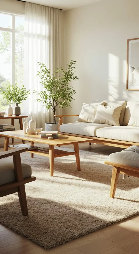 15 Living Room Rug Ideas 6 5. Neutral Toned Rugs