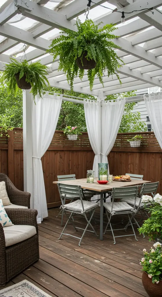 11 Creative Backyard Ideas for Small Yards 5 5. Pergola Bliss