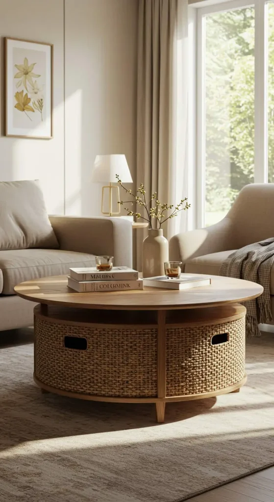13 Living Room Ideas for Small Rooms 6 6. Choose a Small Coffee Table