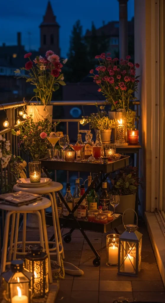 11 Dreamy Aesthetic Balcony Ideas For The Ultimate Cozy Vibe 7 7. Balcony for Entertaining