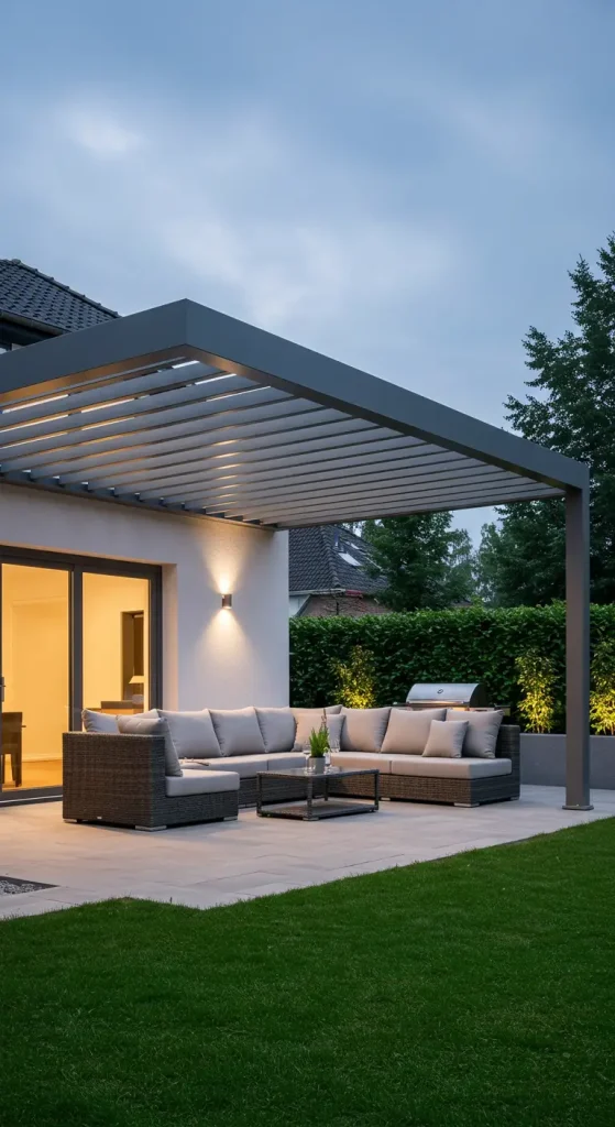 13 Stunning Backyard Pergola Ideas 7 7. Floating Pergola