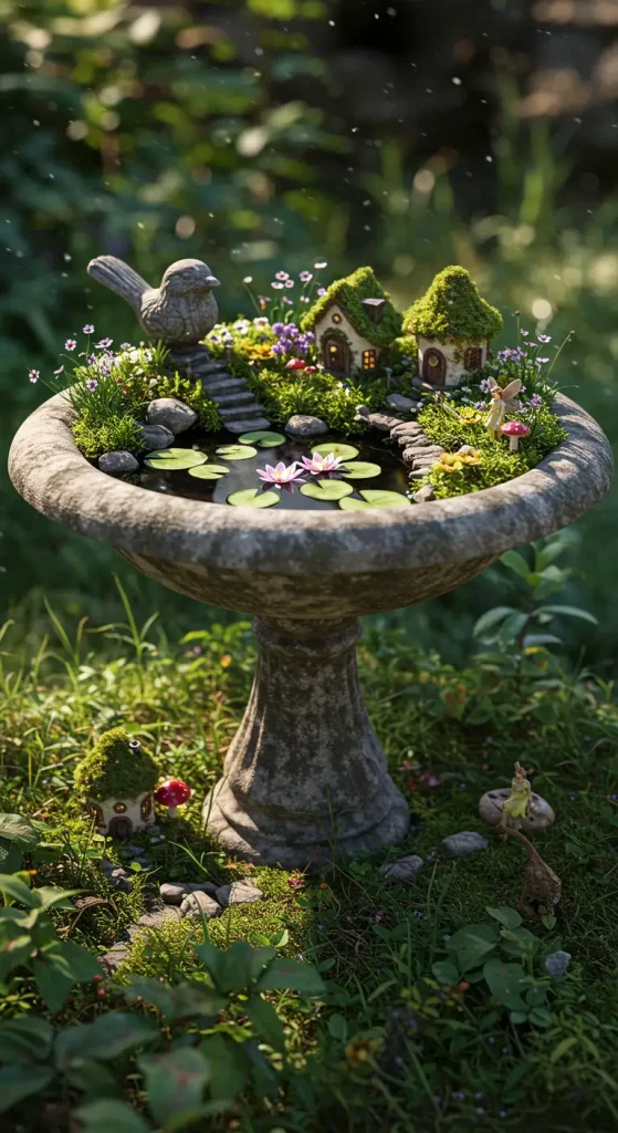 12 Magical Fairy Garden Ideas 7 7. Garden in a Recycled Item