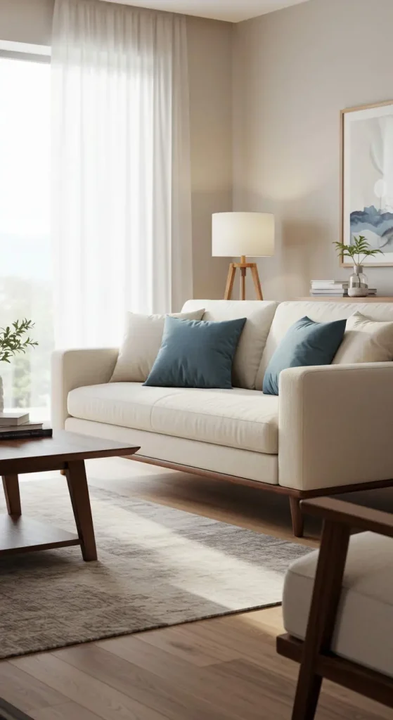 11 Living Room Ideas for Couples 7 7. Neutral Color Palette