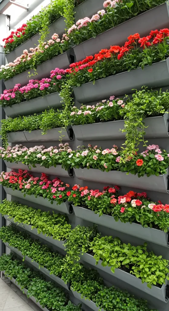 14 Vertical Garden Ideas 7 7. Recycled PVC Pipe Wall