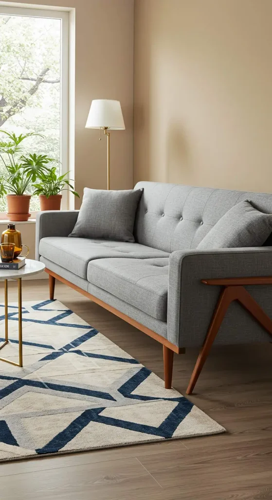 13 Living Room Ideas for Small Rooms 8 8. Keep Furniture Raised