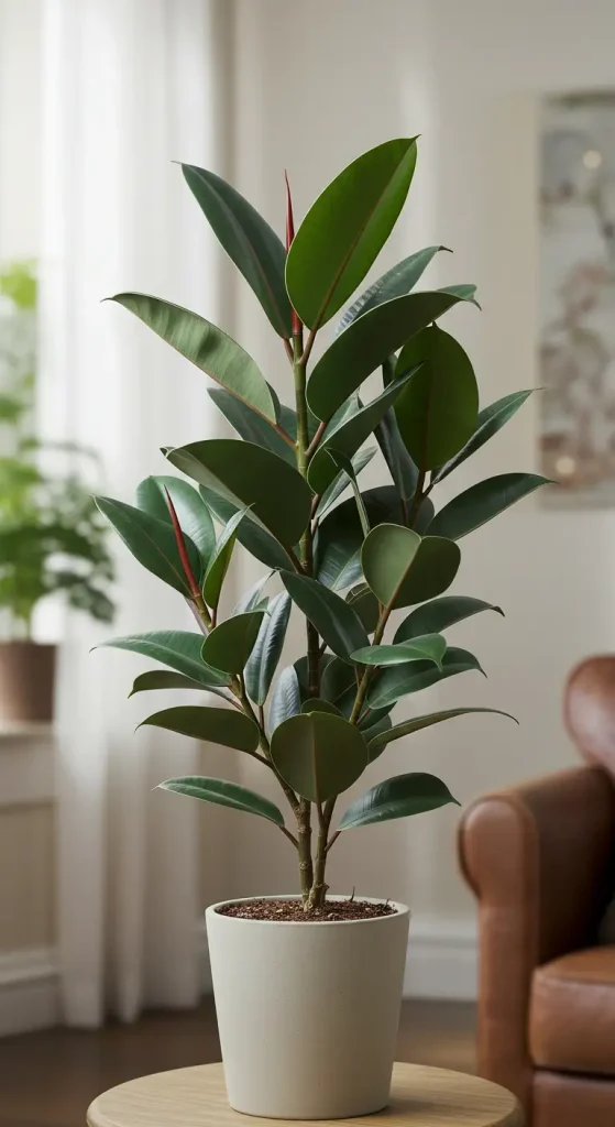 14 Rubber Plant Ficus Elastica Care Tips 9 8. Rotate for Even Growth