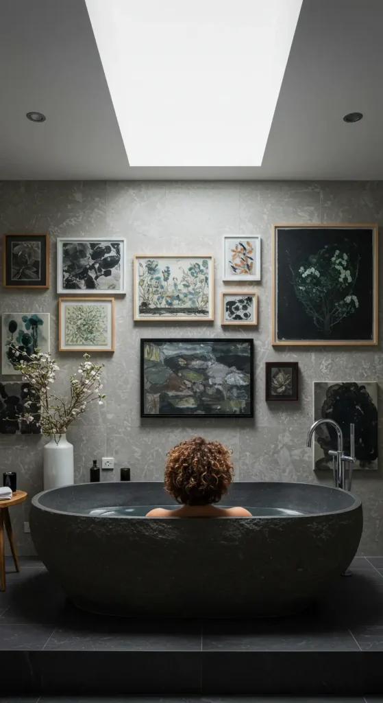 11 Bathtub Remodel Ideas 10 9. Add Wall Art