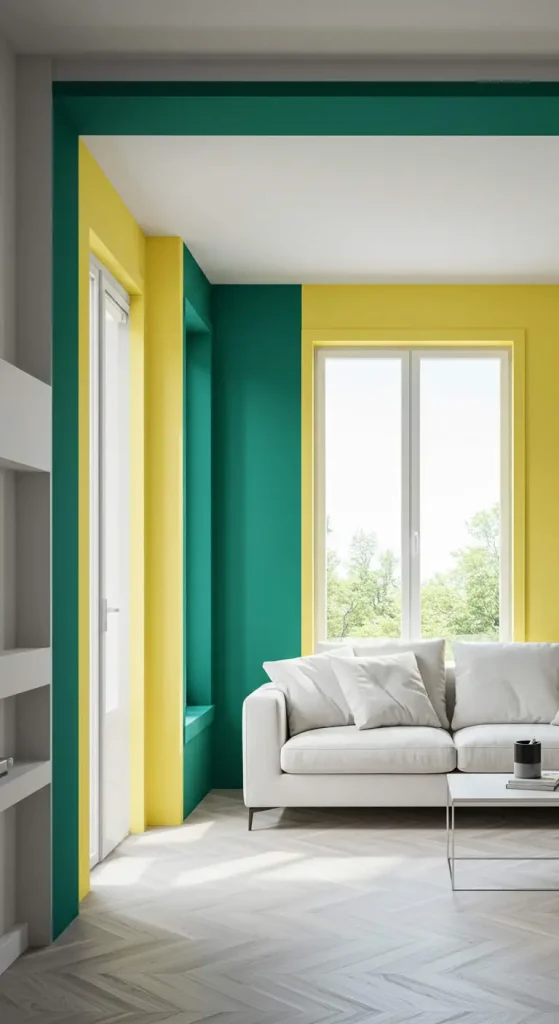 9. Color Blocking for Modern Appeal