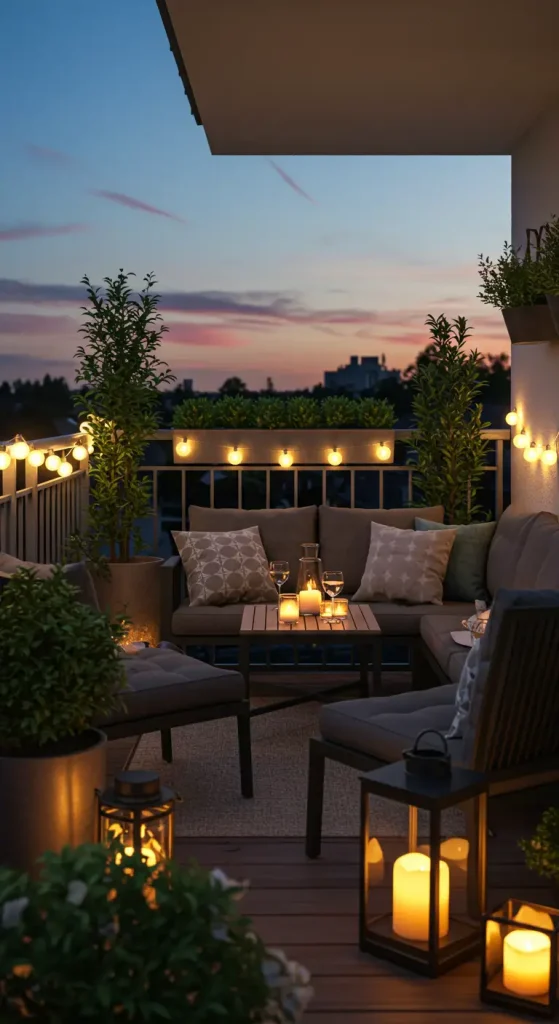 13 Brilliant Window Balcony Ideas You Can Easily DIY 9 9. Install Smart Lighting
